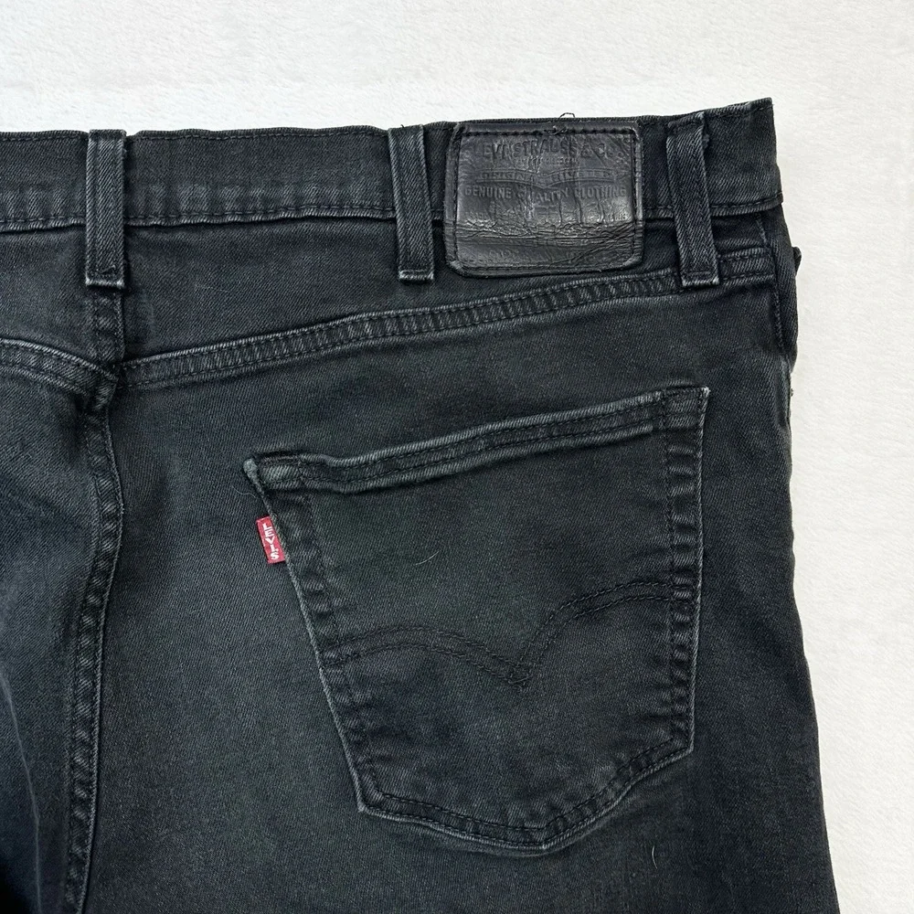 Levis 507‎ Jeans Mens 38x34 Black Premium Big E Reissue Measures 37x31 Worn